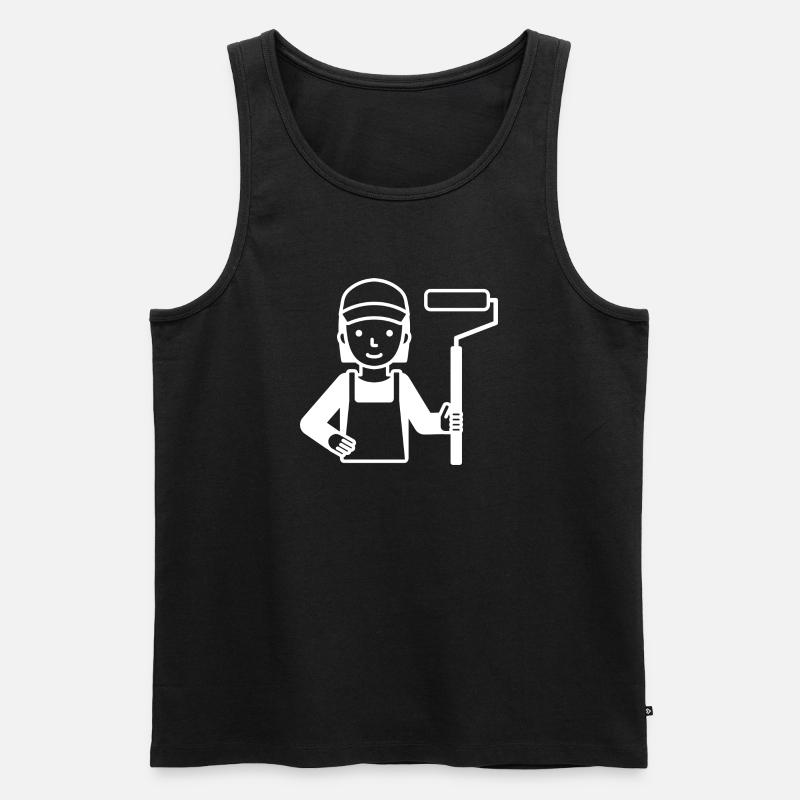 Painter Painter Painter - Men's Premium Organic Tank Top - black