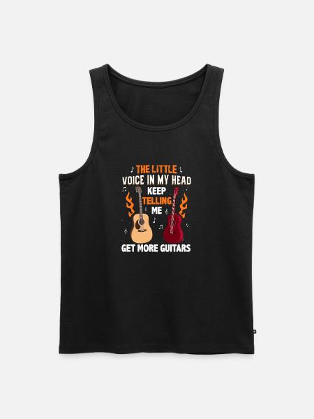 Guitarist Guitar Player Guitar - Men's Premium Organic Tank Top - black