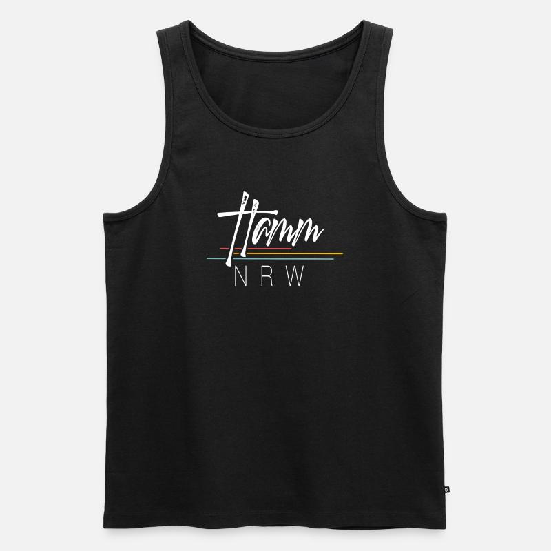 Hamm - Männer Premium Bio Tank Top - Schwarz