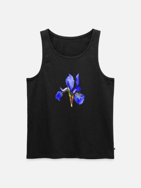 geburtstagsgeschenk mutter, schwertlilie - Männer Premium Bio Tank Top - Schwarz