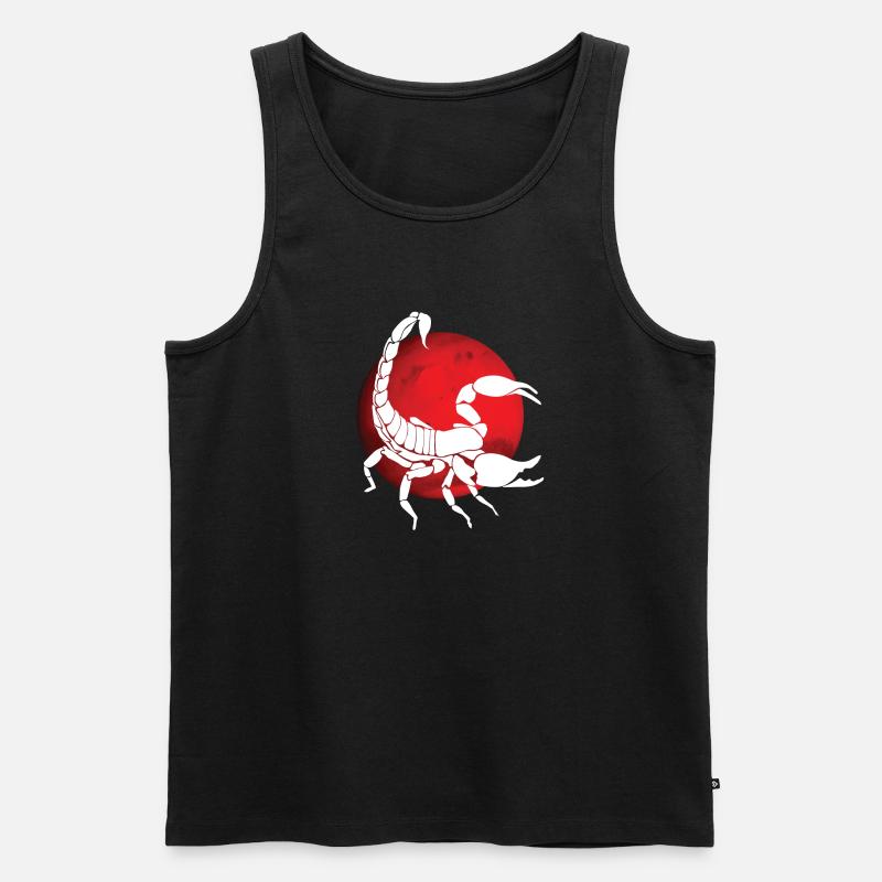 Skorpion Sternzeichen - Männer Premium Bio Tank Top - Schwarz