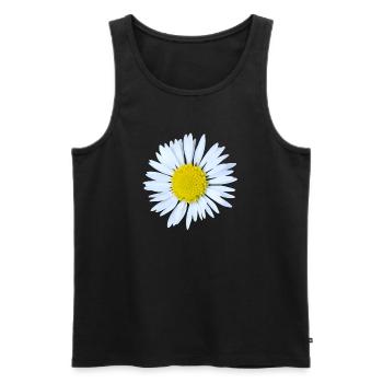 Daisy - Men's Premium Organic Tank Top - black - Front - AI Model Male 178 light (178cm)