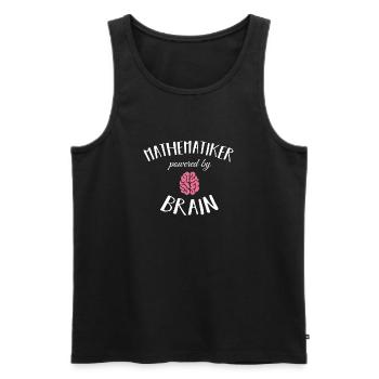 Mathematiker - Mathematik Lehrer Geschenkidee - Männer Premium Bio Tank Top - Schwarz - Vorne - AI Model Male 178 light (178cm)