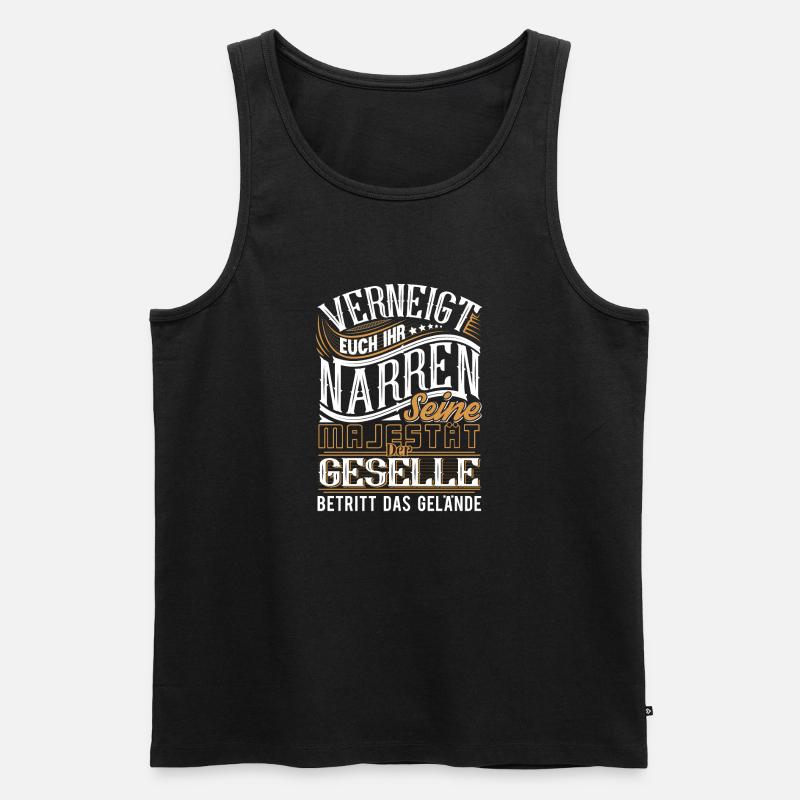 Geselle Gesellenprüfung - Männer Premium Bio Tank Top - Schwarz