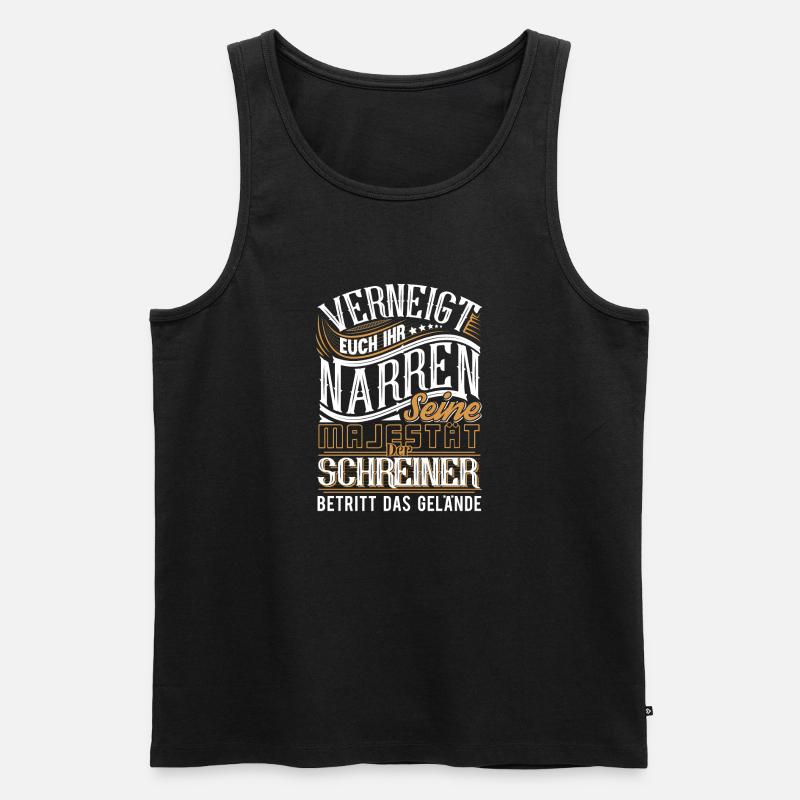 Schreiner - Männer Premium Bio Tank Top - Schwarz
