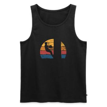 Baumpfleger Baumfäller - Männer Premium Bio Tank Top - Schwarz - Vorne - AI Model Male 178 light (178cm)