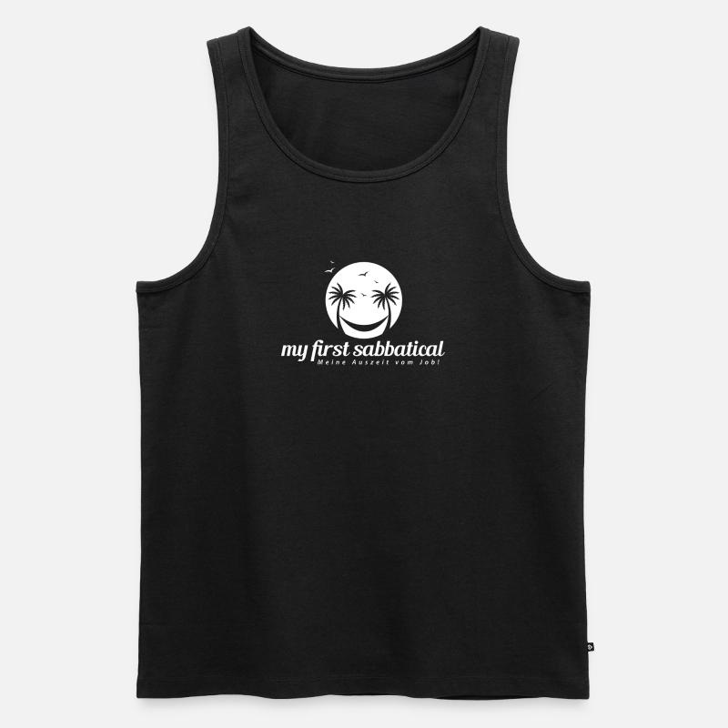 my first sabbatical - Männer Premium Bio Tank Top - Schwarz