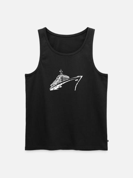 Cruise Ship Cruise Ship Luxury - Men's Premium Organic Tank Top - black