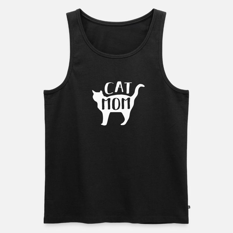 Katze Katzen - Männer Premium Bio Tank Top - Schwarz