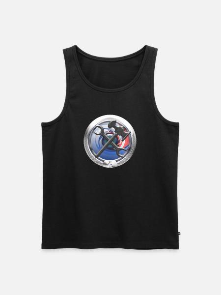 Craft Heating Water Sanitary Emblem - Men's Premium Organic Tank Top - black