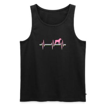 Cane Corso Italiano - Männer Premium Bio Tank Top - Schwarz - Vorne - Michal (187cm)