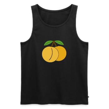 Mirabelle - Männer Premium Bio Tank Top - Schwarz - Vorne - AI Model Male 178 light (178cm)