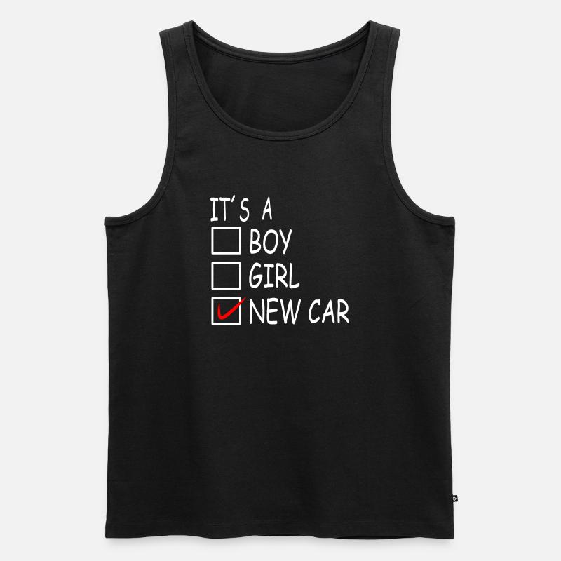 Neues Auto - Männer Premium Bio Tank Top - Schwarz