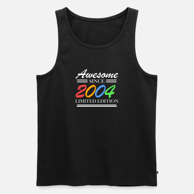 2004 - Männer Premium Bio Tank Top - Schwarz