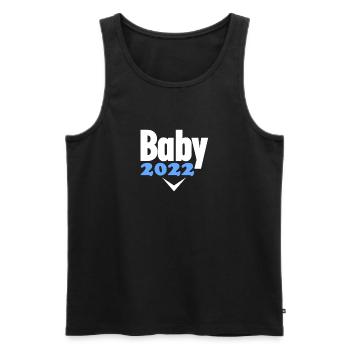 Bébé 2022 - Naissance Enceinte 2022 - Débardeur bio Premium Homme - noir - Devant - Michal (187cm)