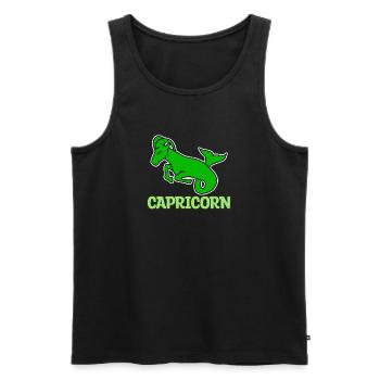 Zodiac Capricorn Superstition Horoscope Astronomy - Men's Premium Organic Tank Top - black - Front - Michal (187cm)