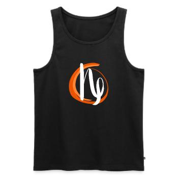 Esoteric Horoscope Capricorn Superstition Constellation - Men's Premium Organic Tank Top - black - Front - AI Model Male 178 light (178cm)