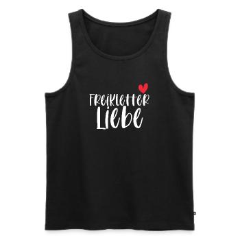 Freiklettern Klettern Liebe Berge Sport Geschenk - Männer Premium Bio Tank Top - Schwarz - Vorne - Michal (187cm)
