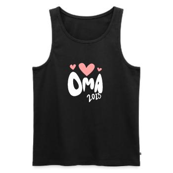 Oma 2023 - Werdende Oma 2023 - Männer Premium Bio Tank Top - Schwarz - Vorne - AI Model Male 178 light (178cm)