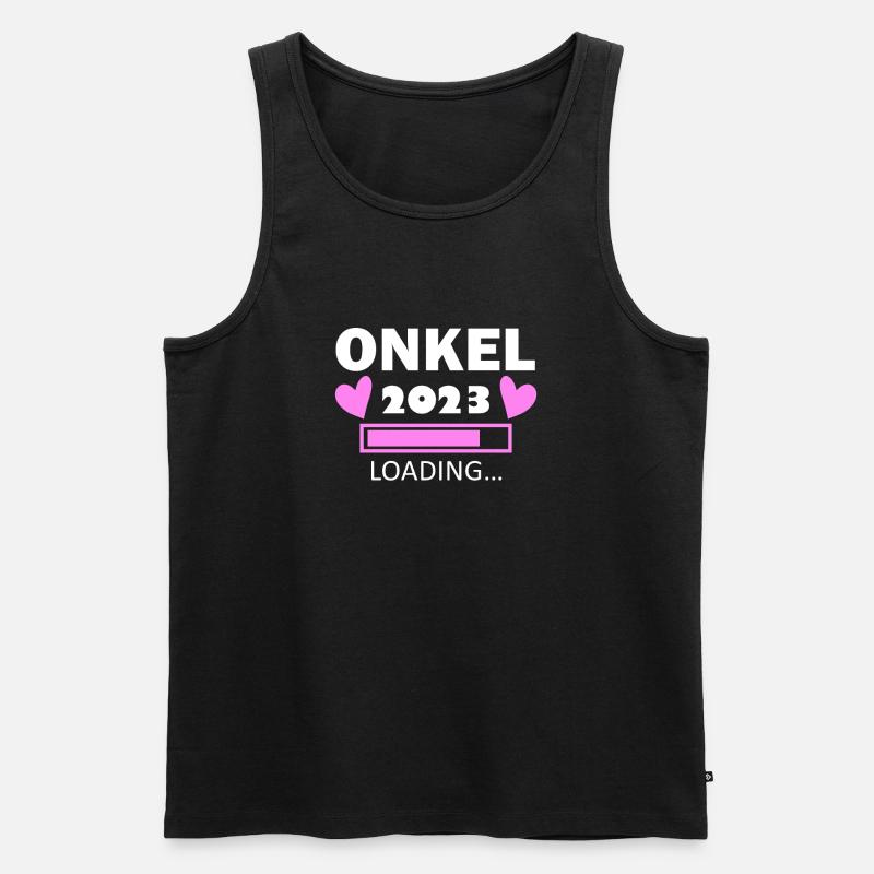 Onkel Loading 2023 - Männer Premium Bio Tank Top - Schwarz