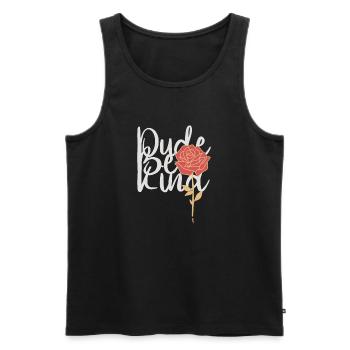 Dude Be Kind No Bullying - Männer Premium Bio Tank Top - Schwarz - Vorne - AI Model Male 178 light (178cm)