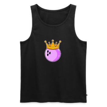 Bowling Women Partner Look - Men's Premium Organic Tank Top - black - Front - AI Model Male 178 light (178cm)