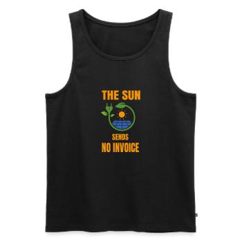 Sun No bill solar system solar power - Men's Premium Organic Tank Top - black - Front - AI Model Male 178 light (178cm)