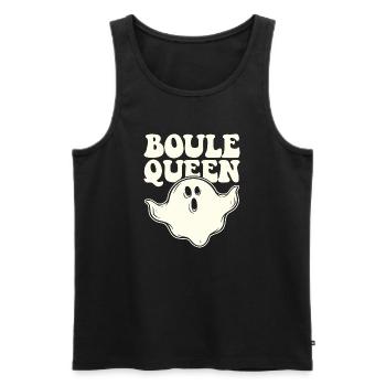 Boule Queen Königin Outfit für Boulespieler zum - Männer Premium Bio Tank Top - Schwarz - Vorne - Michal (187cm)