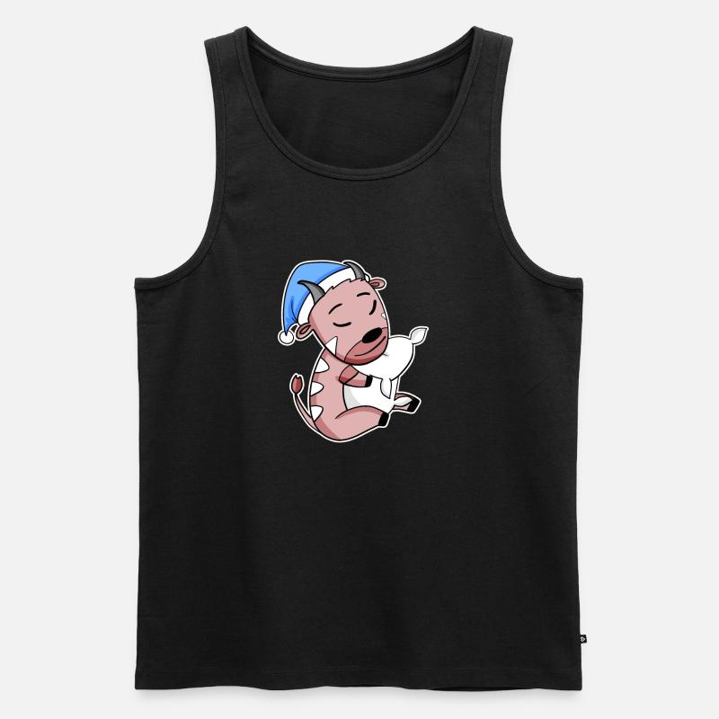 Antilope - Männer Premium Bio Tank Top - Schwarz