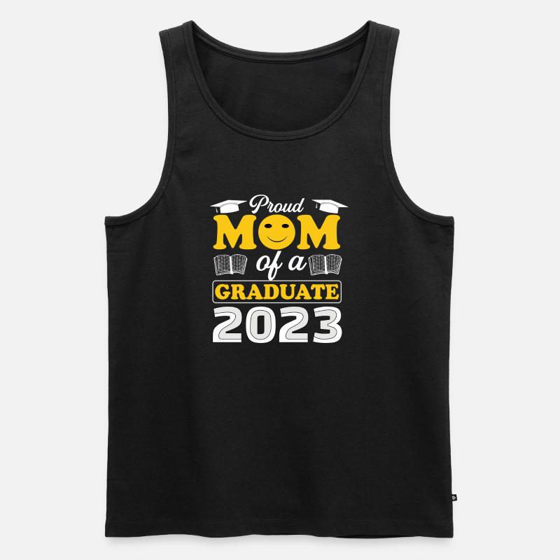 Pride Mama Absolvent 2023 - Männer Premium Bio Tank Top - Schwarz