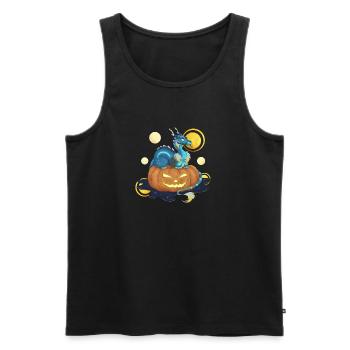 Süßes oder Saures? Dragon Guardian von Jack O'Lantern - Männer Premium Bio Tank Top - Schwarz - Vorne - AI Model Male 178 light (178cm)