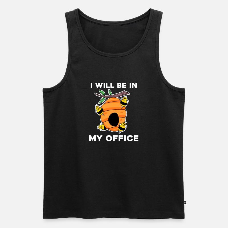 Imker Honig Imkerei Geschenk - Männer Premium Bio Tank Top - Schwarz