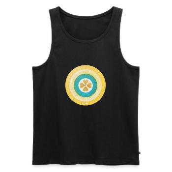 Stargate Sananda - Sonja Ariel von Staden - Men's Premium Organic Tank Top - black - Front - AI Model Male 178 light (178cm)