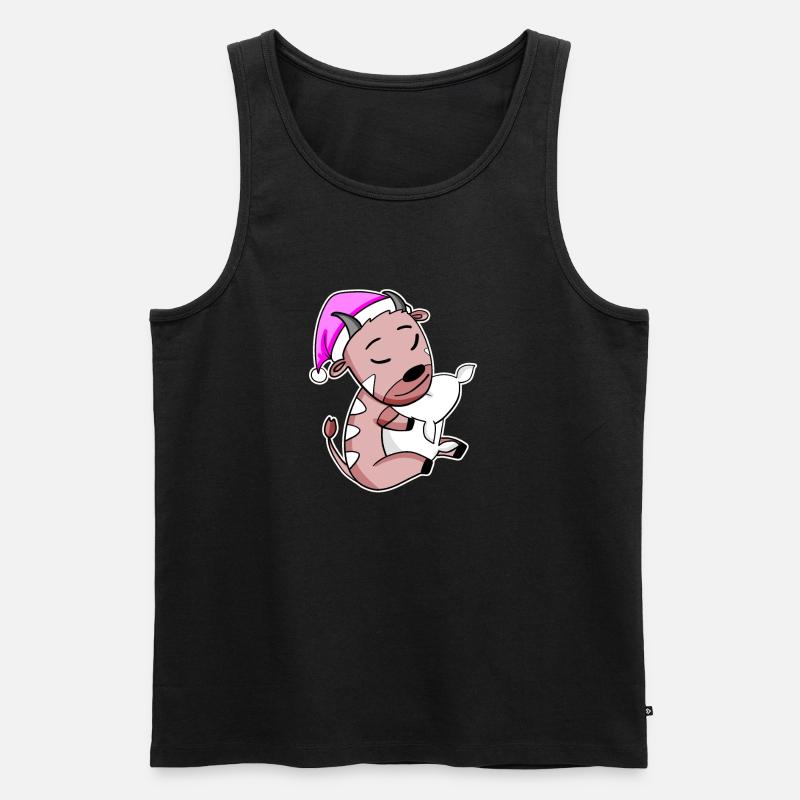 Antilope - Männer Premium Bio Tank Top - Schwarz