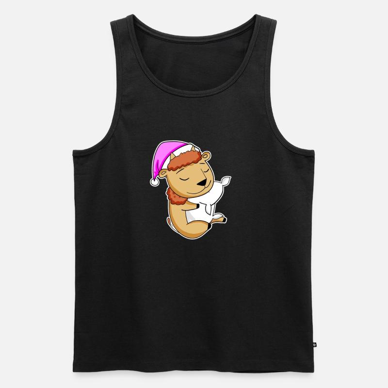 Bison - Männer Premium Bio Tank Top - Schwarz