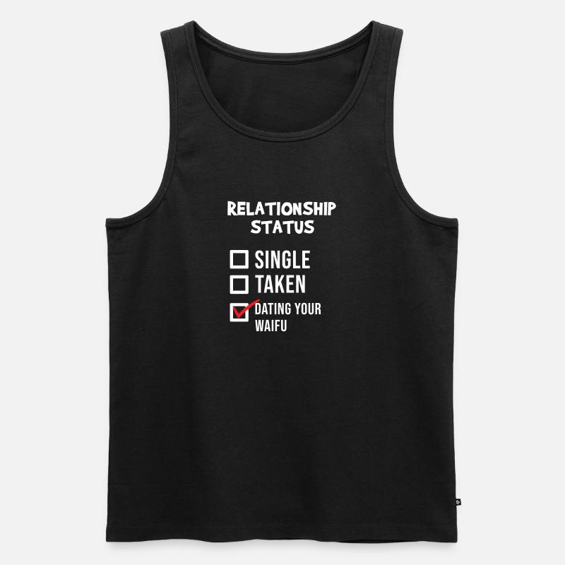 Comic Anime Popkultur Asiatisch Statement Asien - Männer Premium Bio Tank Top - Schwarz