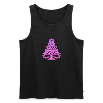 Torte, Kuchen, Backen - Männer Premium Bio Tank Top - Schwarz - Vorne - AI Model Male 178 light (178cm)