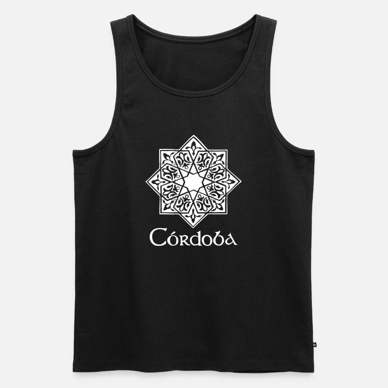 Córdoba 2 (dunkel) - Männer Premium Bio Tank Top - Schwarz
