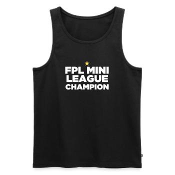 FPL League Champion (1 Star) - Men's Premium Organic Tank Top - black - Front - Michal (187cm)