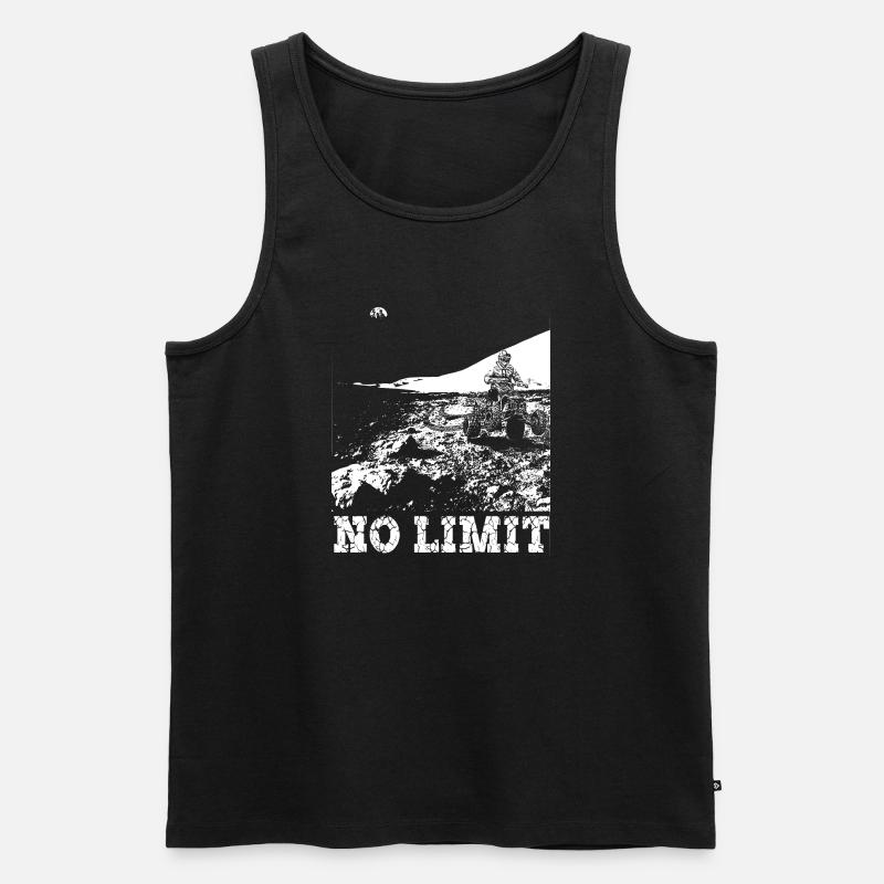 QUAD NOLIMIT - Männer Premium Bio Tank Top - Schwarz