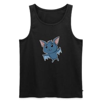 Chauve-souris - Débardeur bio Premium Homme - noir - Devant - Michal (187cm)
