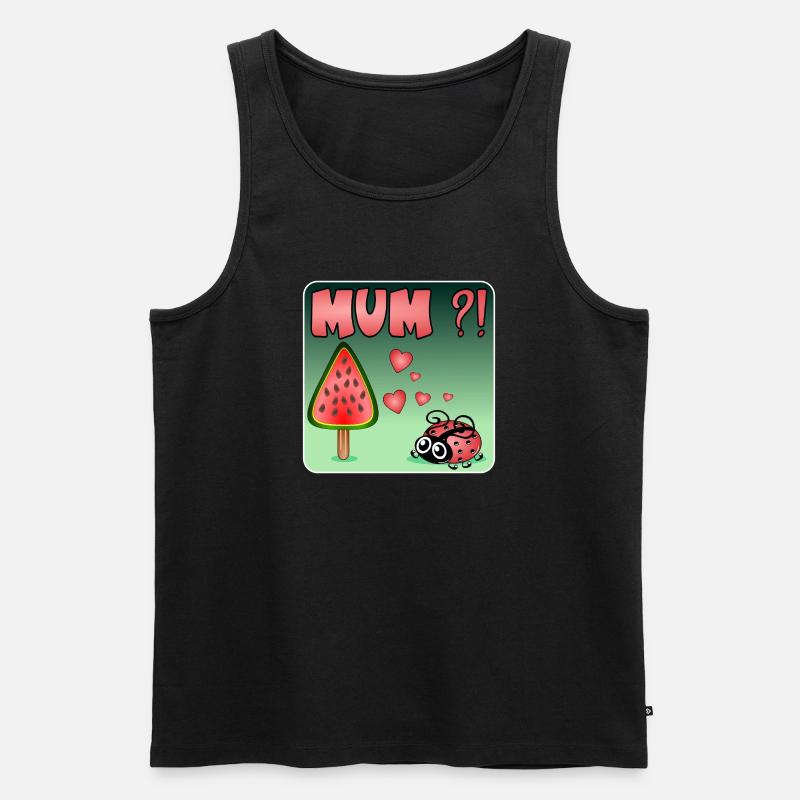 Wassermelone BUG - Männer Premium Bio Tank Top - Schwarz