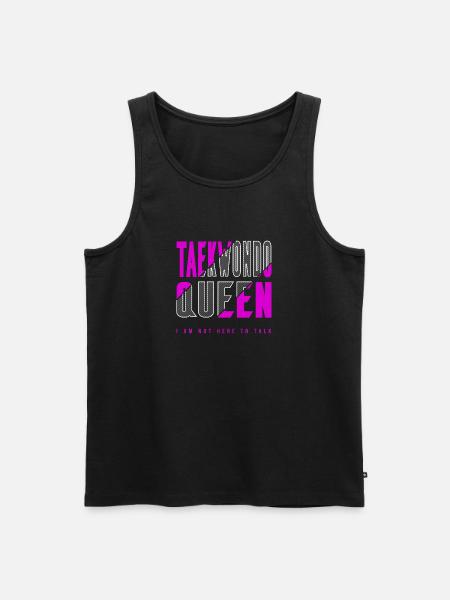 Taekwondo Queen - Men's Premium Organic Tank Top - black