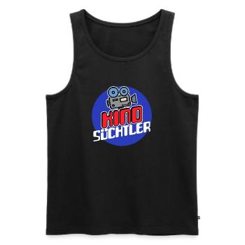 Movies Kamera Streaming Theater Statement Kino - Männer Premium Bio Tank Top - Schwarz - Vorne - Michal (187cm)