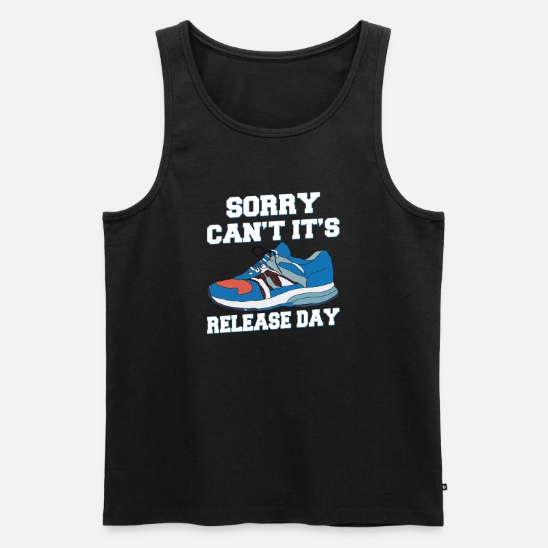 Sneakerhead Sammler - Männer Premium Bio Tank Top - Schwarz
