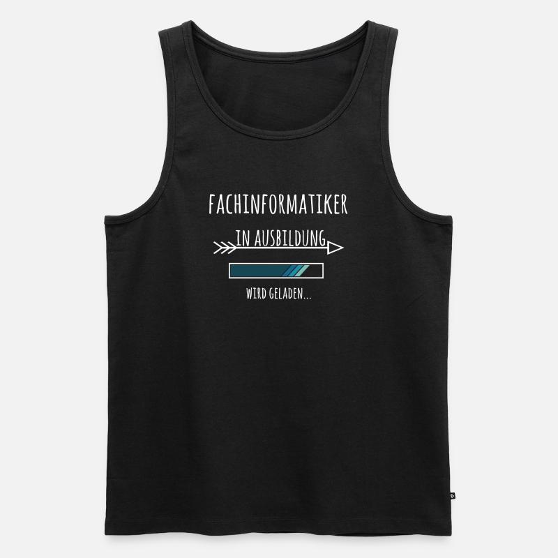 Fachinformatiker Ausbildung Beruf - Männer Premium Bio Tank Top - Schwarz