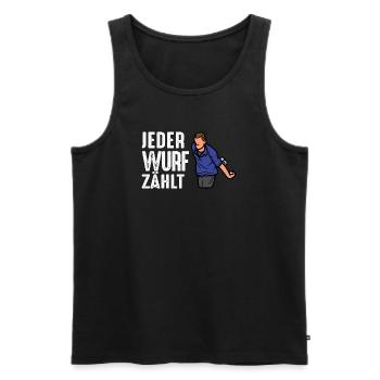 Boule Spruch Kugeln für Bouler Boccia Spiel - Männer Premium Bio Tank Top - Schwarz - Vorne - AI Model Male 178 light (178cm)