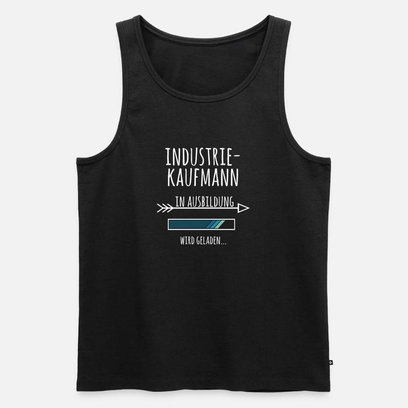 Industriekaufmann Ausbildung Beruf Geschenk - Männer Premium Bio Tank Top - Schwarz