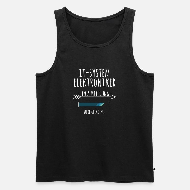 IT-Systemelektroniker Ausbildung Beruf Geschenk - Männer Premium Bio Tank Top - Schwarz