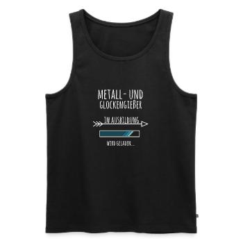 Metall und Glockengießer Ausbildung Geschenk - Männer Premium Bio Tank Top - Schwarz - Vorne - Michal (187cm)